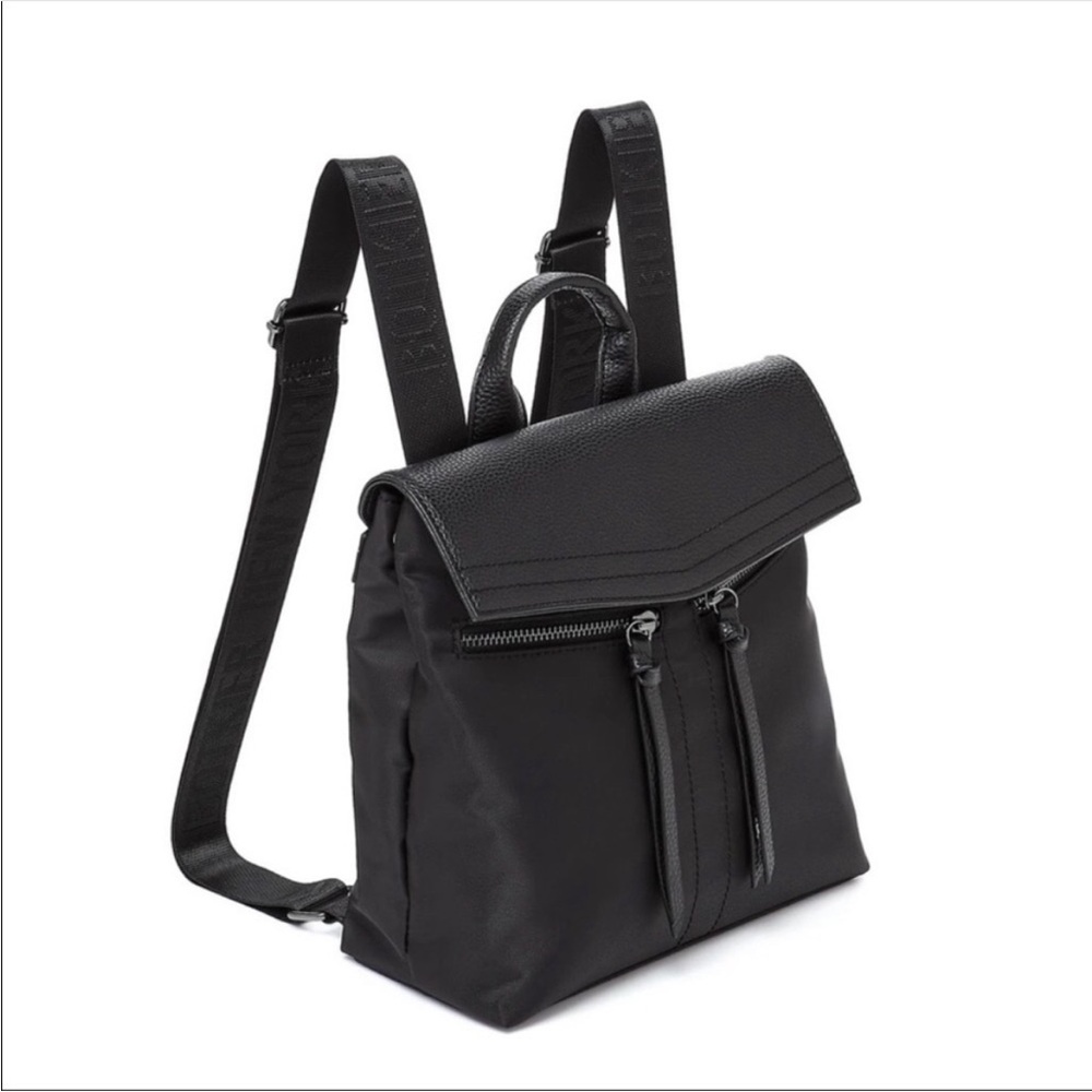 Botkier New York Stylish Black Mini Backpack Purse EUC